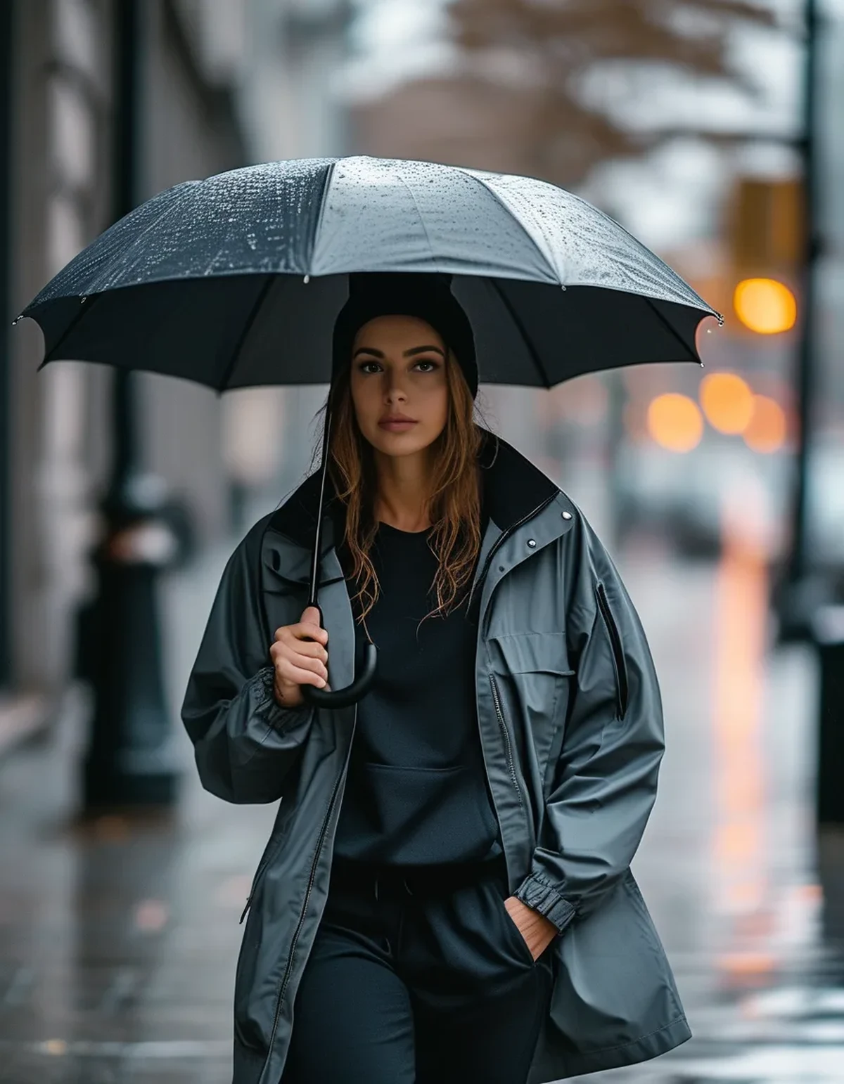 5 Athleisure Looks for a Rainy Commute Week