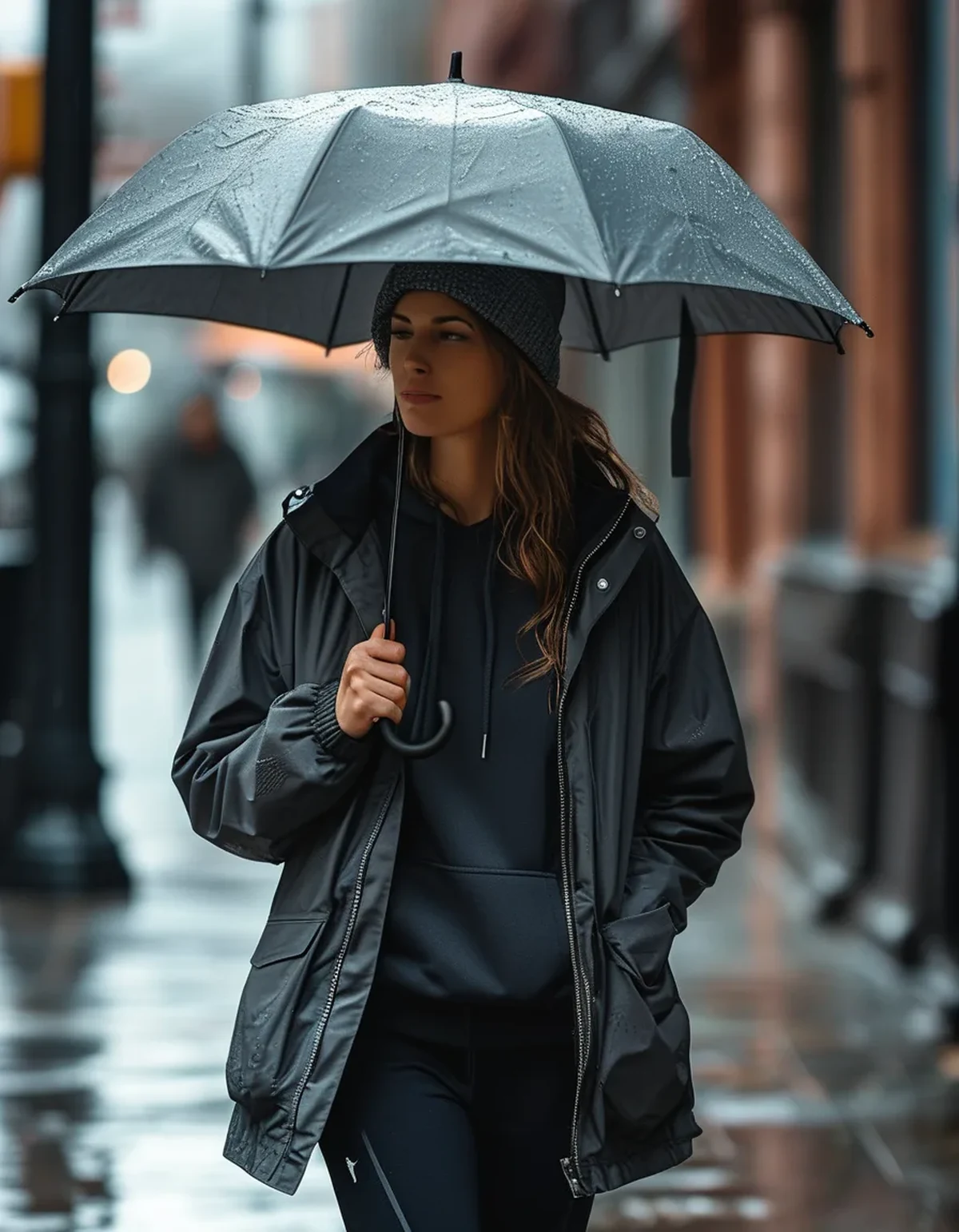 5 Athleisure Looks for a Rainy Commute Week